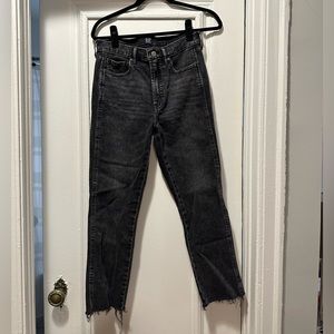 Gap, straight leg jeans size 6/28r